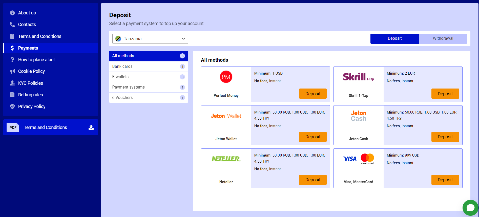 Conducting transactions at PariPesa TZ Conducting transactions at PariPesa TZ