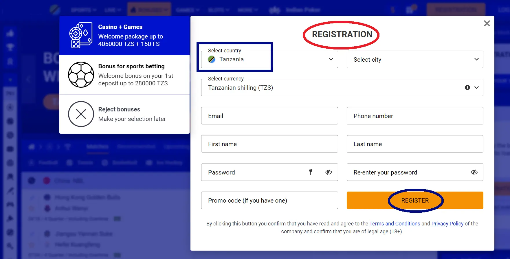 Features of registration in PariPesa Tanzania Features of registration in PariPesa Tanzania