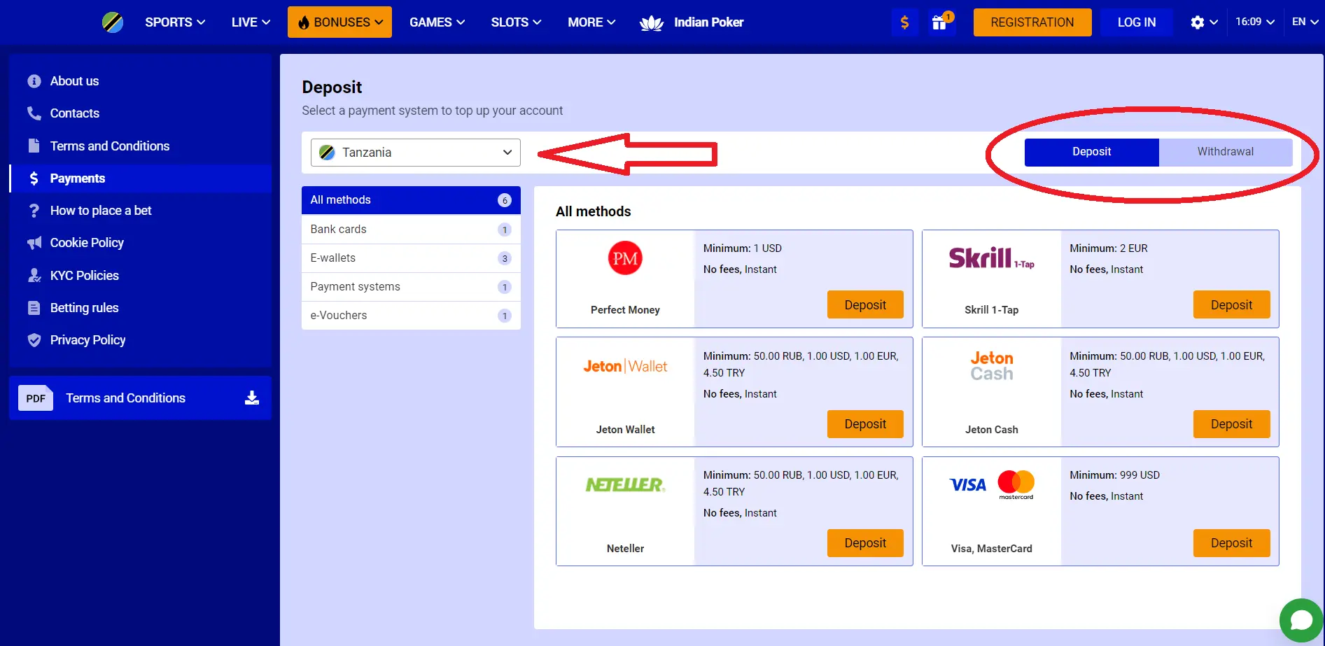 Conducting transactions at PariPesa TZ Conducting transactions at PariPesa TZ